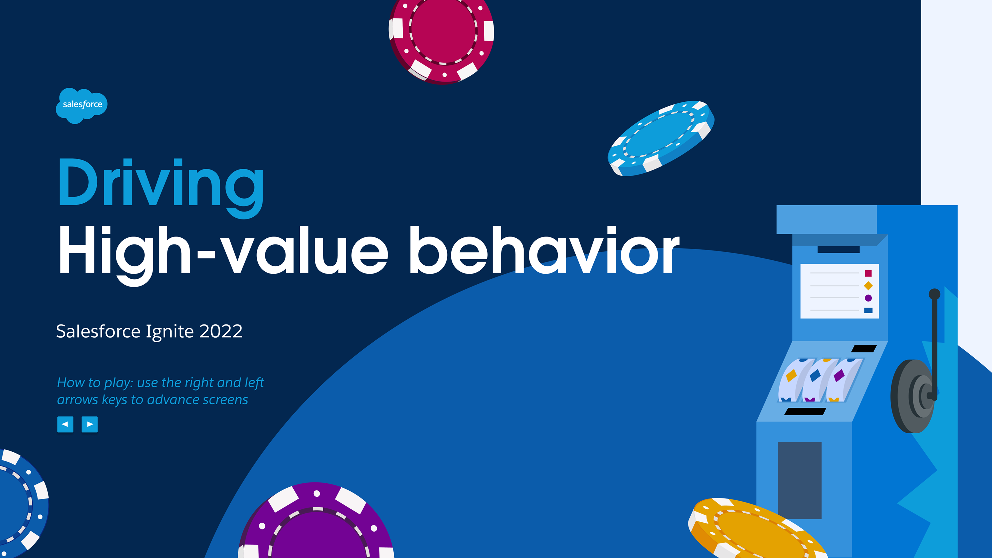 Salesforce Ignite keynote slide